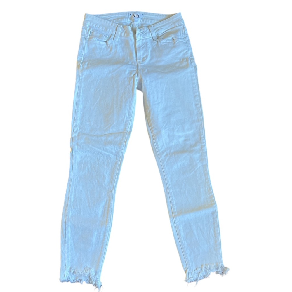PAIGE CRISP WHITE JEANS